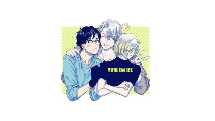 Victor Nikiforov, Yuuri Katsuki, and Yuri Plisetsky
