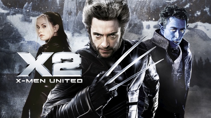 X2: X-Men United featuring Wolverine, Rogue, and Nightcrawler