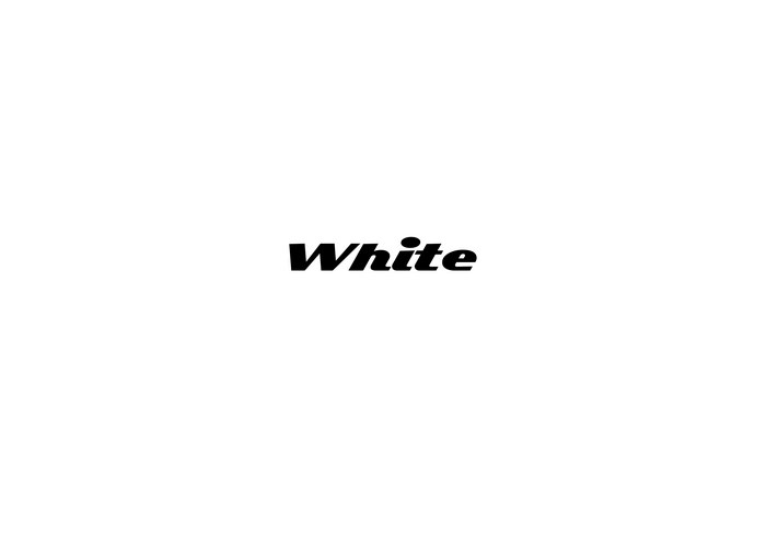 White Artistic Typography 4K
