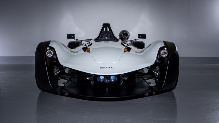 BAC Mono R (2020) white concept car