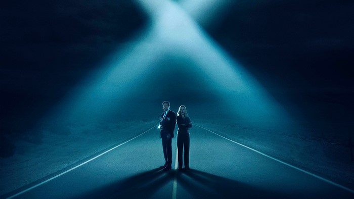 Fox Mulder and Dana Scully on a Road