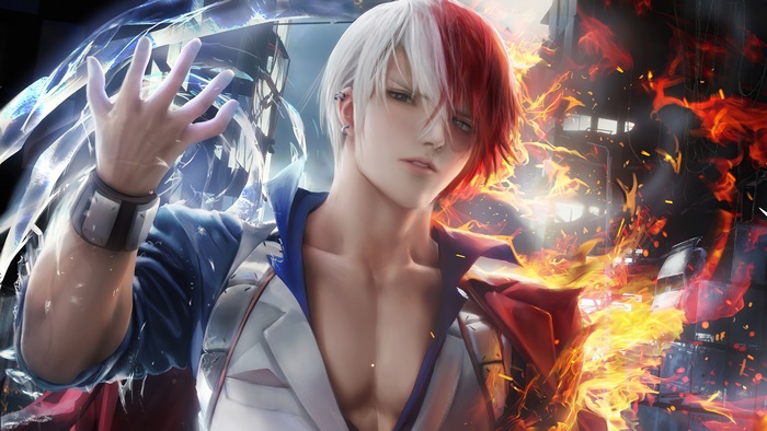 Shoto Todoroki from My Hero Academia 4K