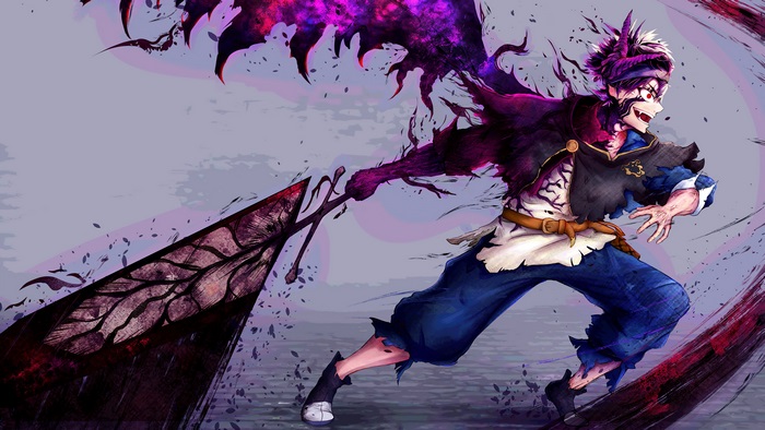 Asta in Demon Form with Black Blade 4K