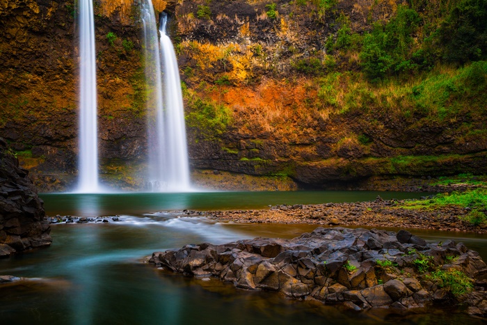 Wailua Falls, Hawaii 4K