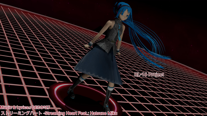Hatsune Miku in RL-16 Project Streaming Heart