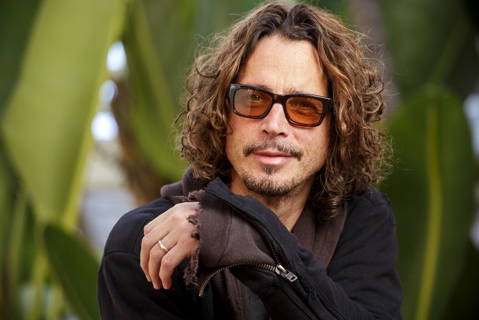 Chris Cornell wearing sunglasses and a jacket
