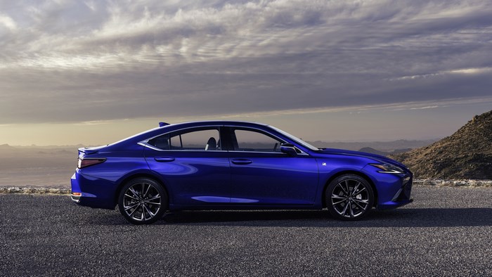 Blue Lexus ES F Sport Sedan