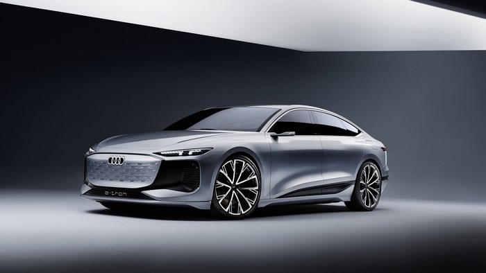 Audi A6 E-Tron 4K Electric Car