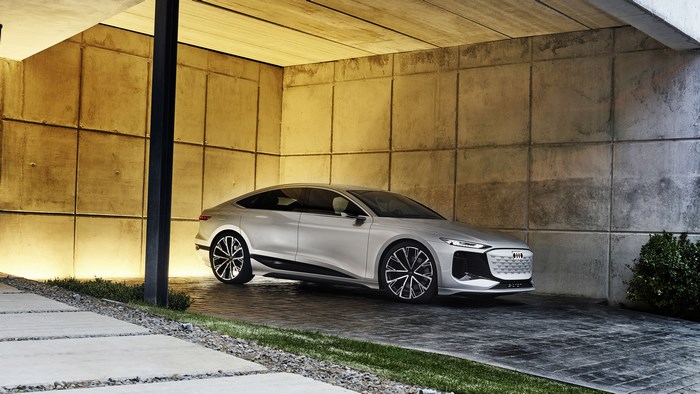 Audi A6 E-Tron 4K Electric Luxury Car