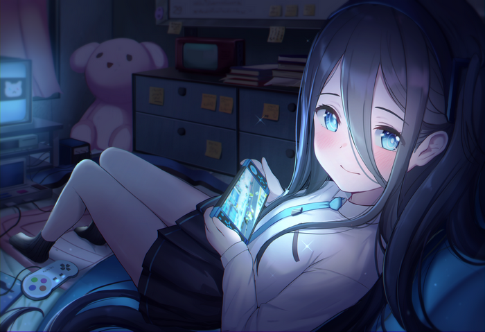 Alice from Blue Archive with Aqua Eyes