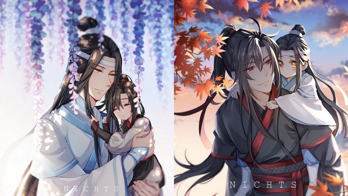 Mo Dao Zu Shi Characters Lan Zhan and Wei Wuxian
