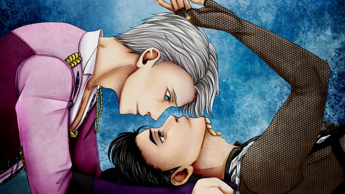Victor Nikiforov and Yuuri Katsuki from Yuri!!! On Ice