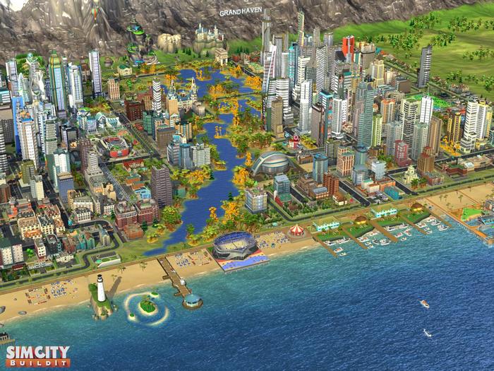 SimCity BuildIt Grand Haven Cityscape