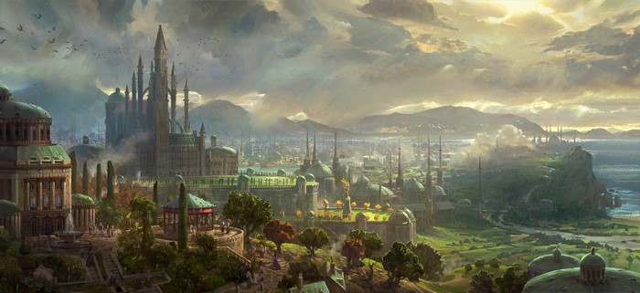 Cityscape After the Rain