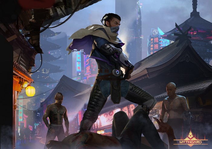 Back Alley Ronin in a Cyberpunk City