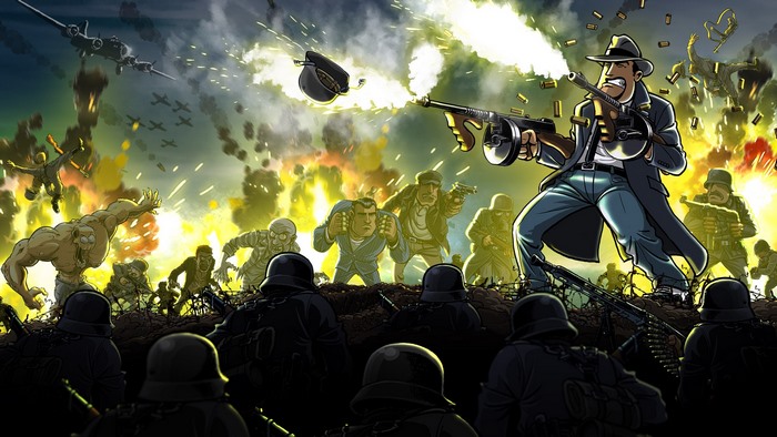 Gore and Cannoli 2: Mobster shoots zombies and Nazis