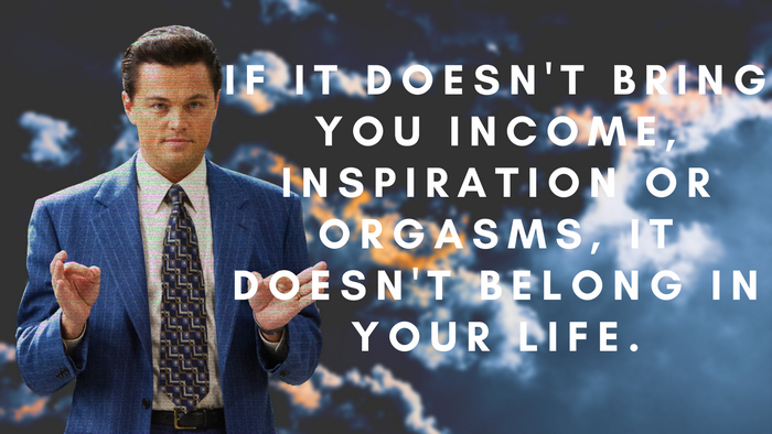 Leonardo DiCaprio quote about life