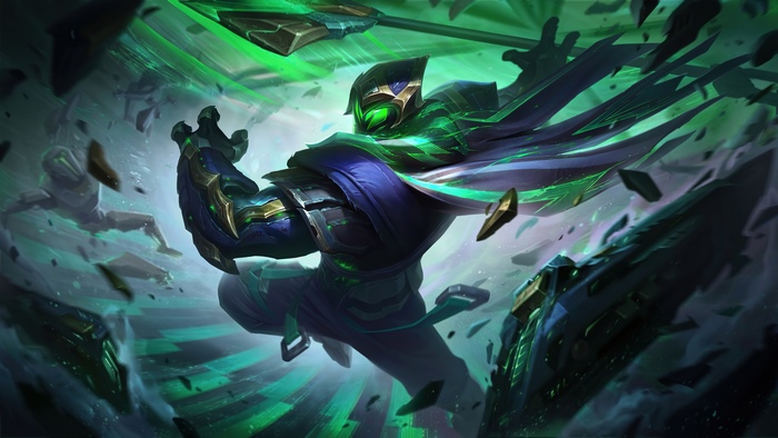 Jax from League of Legends in action