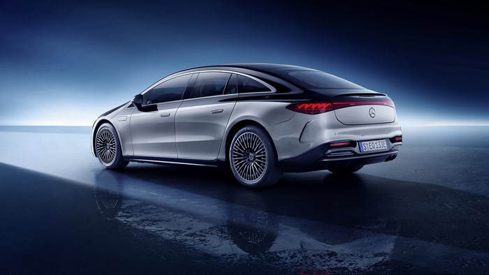 Mercedes-Benz EQS 4K Electric Luxury Car