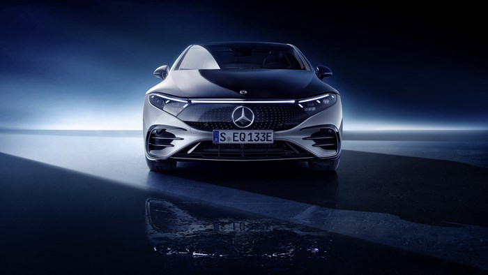 Mercedes-Benz EQS 4K Electric Car