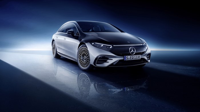 Mercedes-Benz EQS 4K Electric Luxury Car