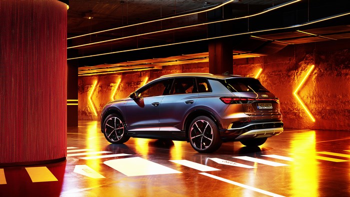 Audi Q4 E-tron 4K electric SUV