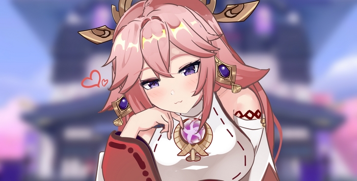 Yae Miko Guuji from Genshin Impact
