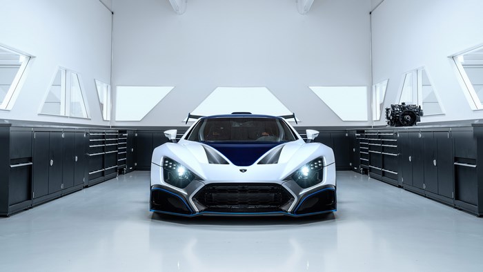 Zenvo TSR-S supercar in a clean garage