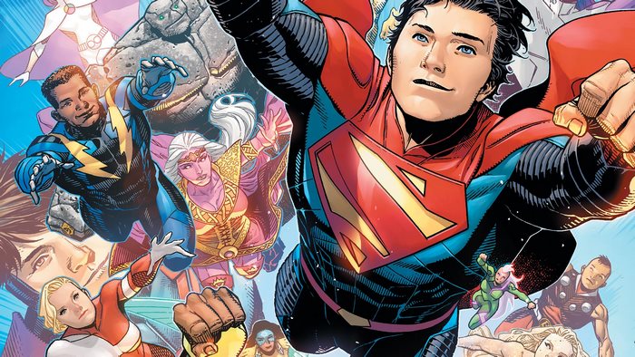 Legion of Super-Heroes with Jon Kent and Saturn Girl