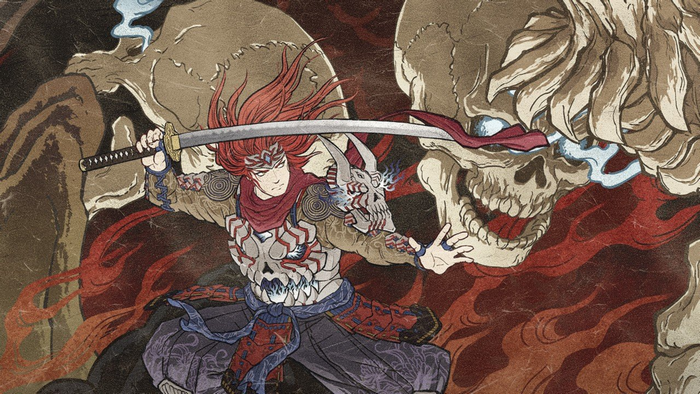 GetsuFumaDen: Undying Moon Samurai Fighting Skull Monster