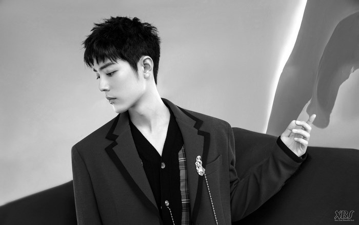 Xiao Zhan in a Black Suit with Brooch