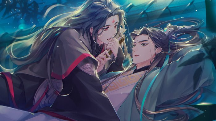 Luo Binghe and Shen Qingqiu Intimate Moment