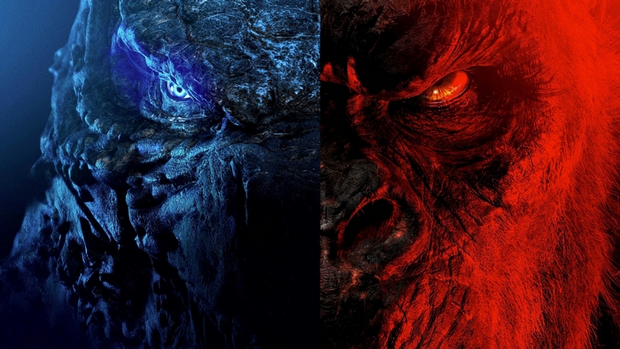 Godzilla and King Kong Face Off