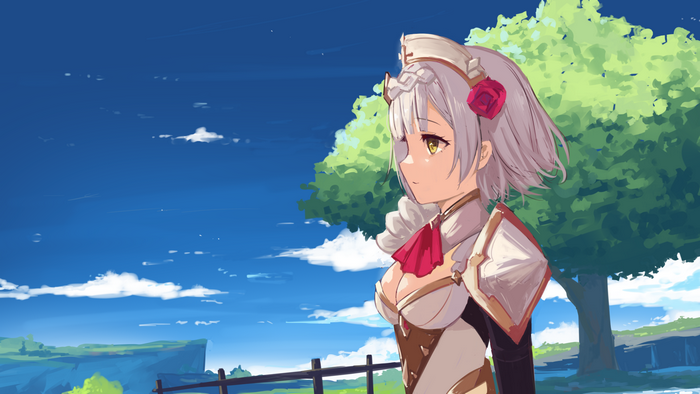 Noelle (Genshin Impact) with Short Hair
