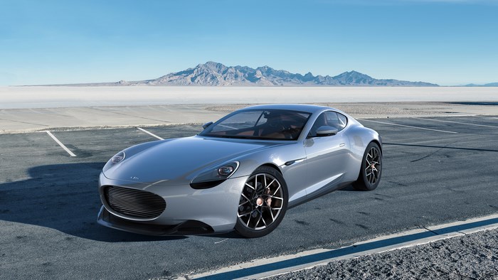 Piëch Mark Zero electric car on asphalt