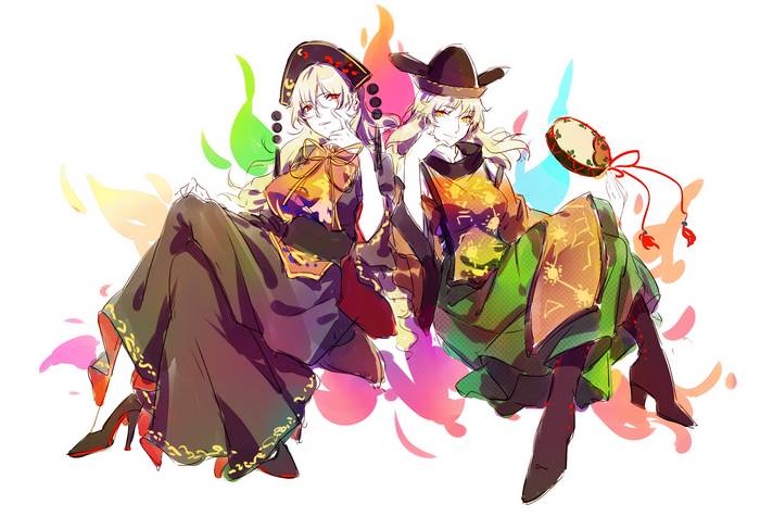 Junko and Okina Matara from Touhou Project