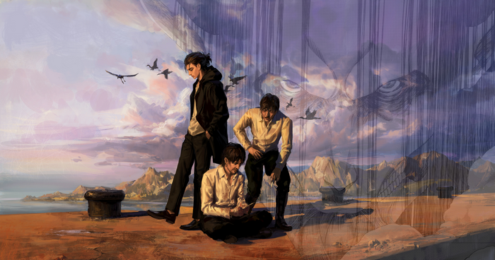 Eren Yeager and Founding Titan Scene
