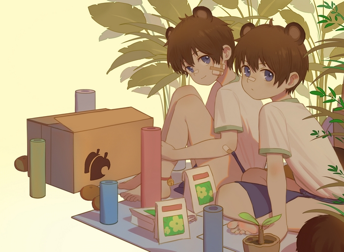 Timmy and Tommy from Animal Crossing 4K