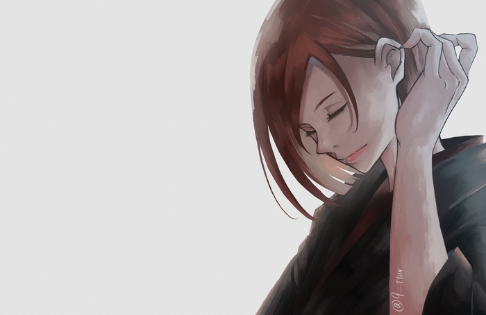 Nobara Kugisaki with Brown Hair