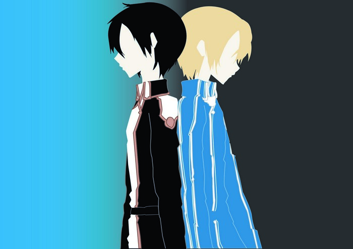 Kirito and Eugeo from Sword Art Online: Alicization