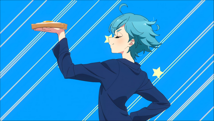 Pretty Boy Detective Club HD Anime Character Holding Toast
