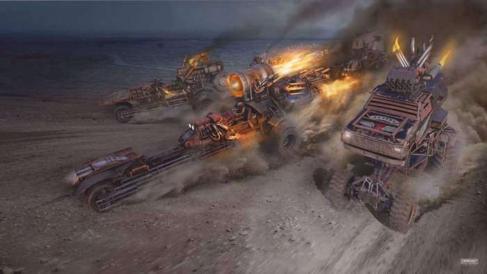 Crossout 4K: Post-Apocalyptic Vehicles in Combat