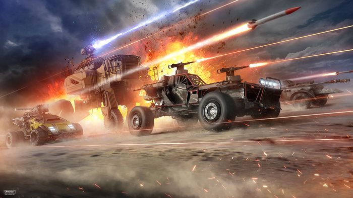 Crossout 4K Battle Scene