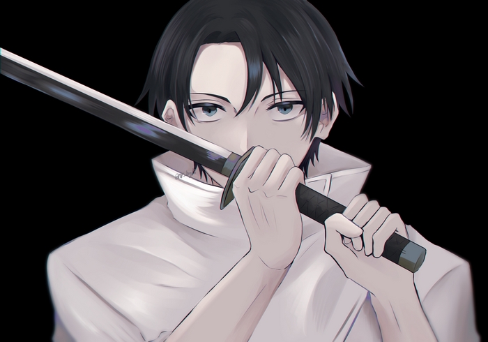 Yuta Okkotsu holding a sword