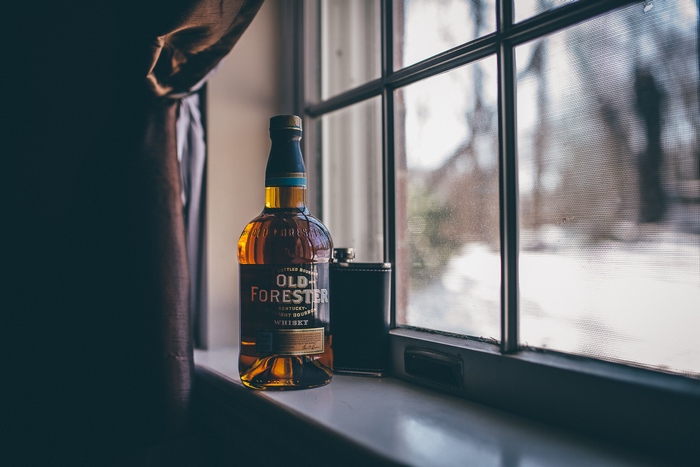 Old Forester Kentucky Bourbon Whisky Bottle