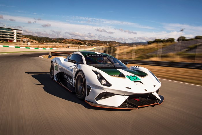 Brabham BT62 Race Car on a Track