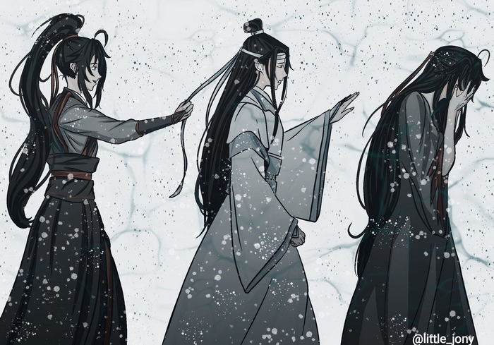 Mo Dao Zu Shi Characters in Snow