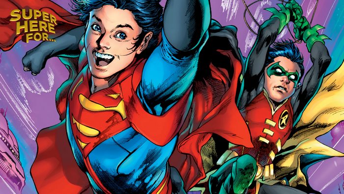 Superboy and Robin in DC Comics