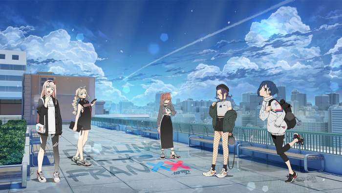 Darling in The Franxx Heroines in Casual Fashion