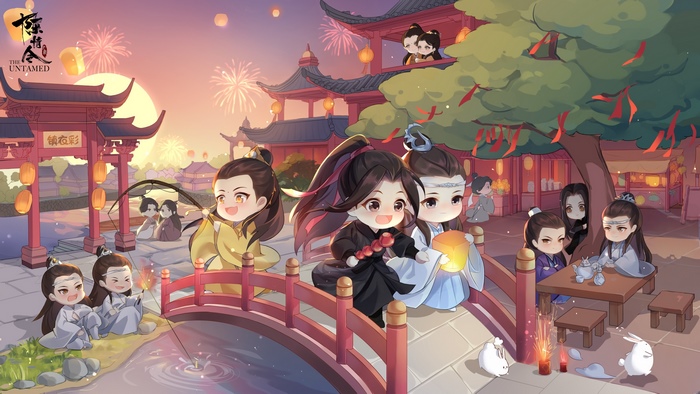 The Untamed Characters in Festive Scene